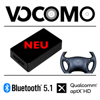 Bluetooth Musik Interface & Freisprechanlage mit aptX™ HD für Mercedes, VW, Smart mit Radio/Navi NTG2.0